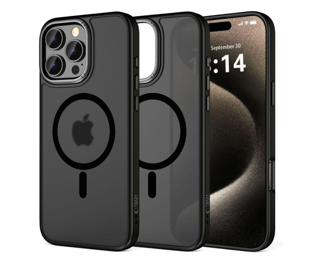 Tech-Protect Magedge Magsafe do iPhone 16 Pro Max  Matte Black/Gunmetal - 1278102 - zdjęcie